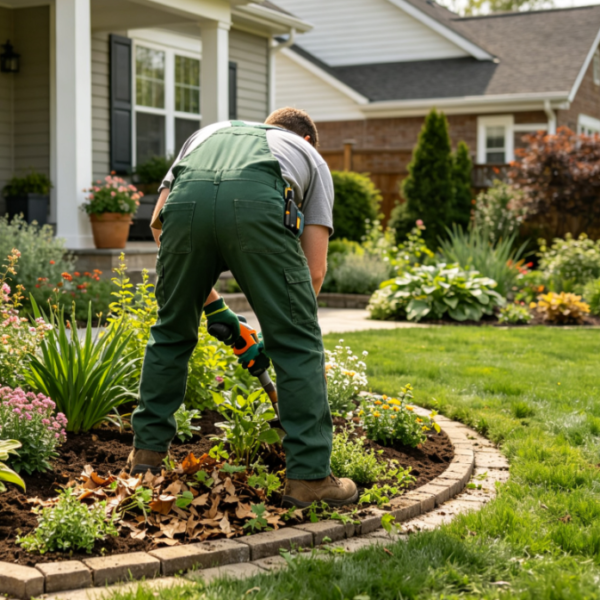 Flower Bed and Plant Area Tidying