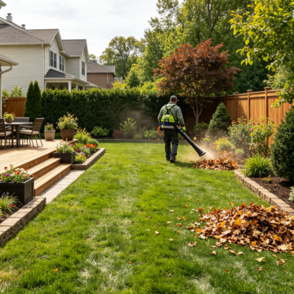 Comprehensive backyard maintenance services