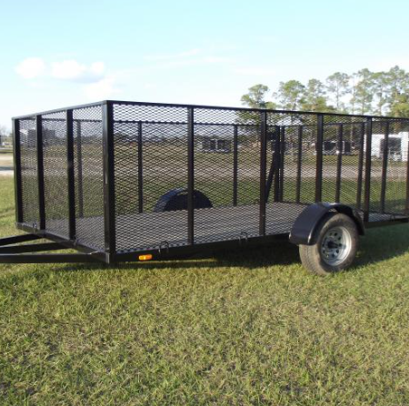 Mesh Side Utility Trailer