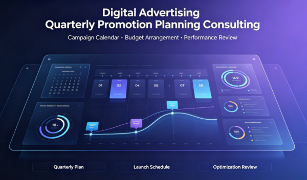 Digital Advertising Quarterly Promotion Planning Consulting