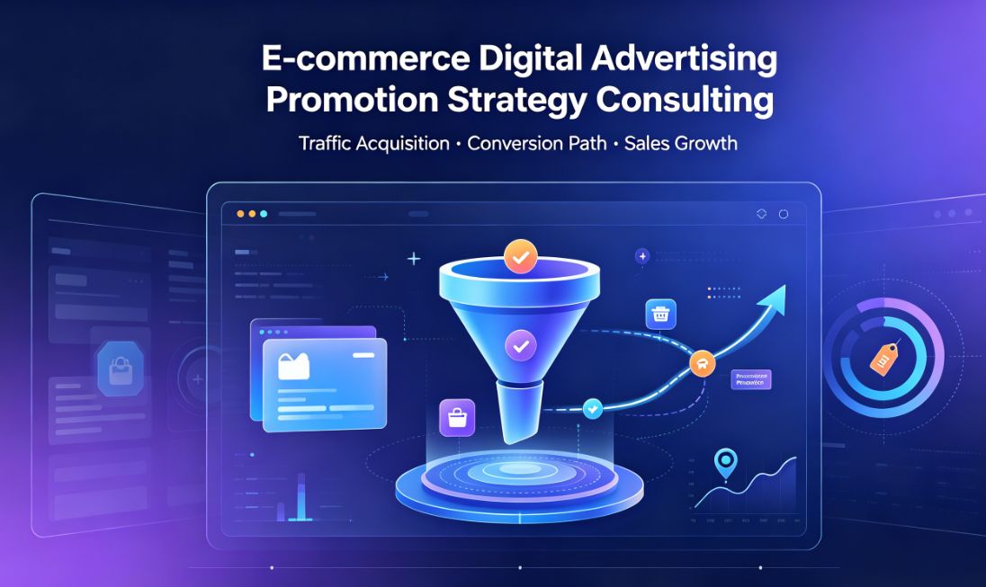 E-commerce digital advertising promotion strategy consulting